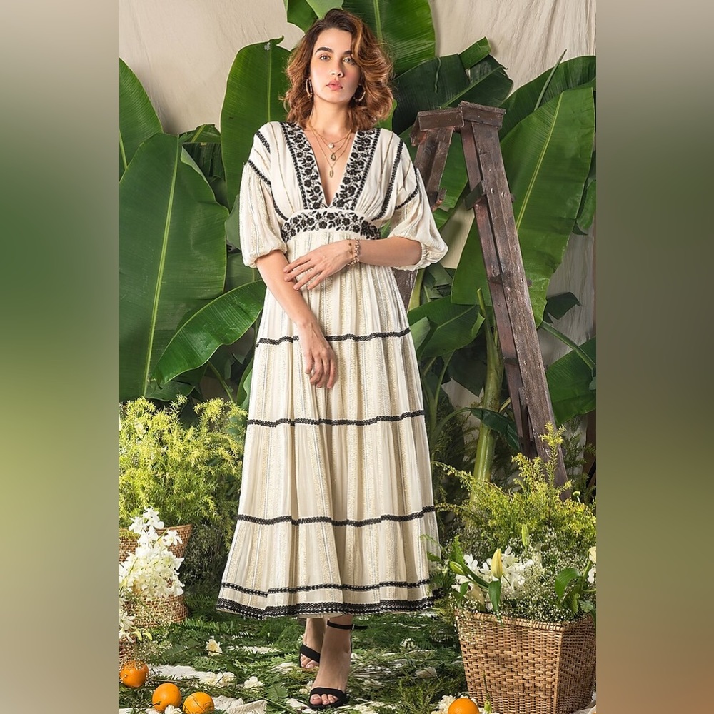 Anthropologie Embroidery Dress